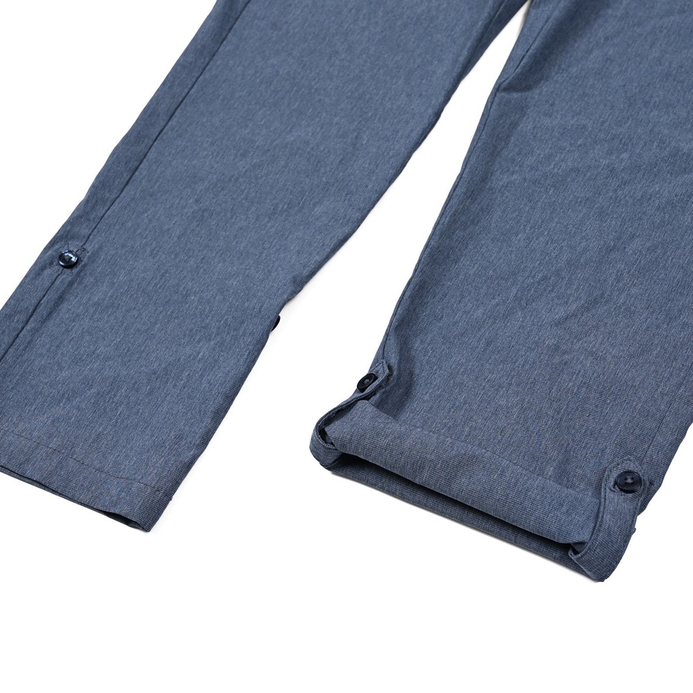 Huk Pants Womens Medium Blue Journey Roll Up Woven Performance Fishing Quick Dry - Picture 7 of 10